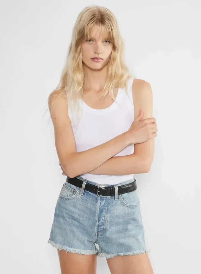 Denim Forum The Ex-boyfriend Hi-rise Denim Short Denim Forum The Ex-boyfriend Hi-rise Denim Short