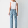 Denim Forum The Farrah Curve-fit Hi-rise Wide Jean Denim Forum The Farrah Curve-fit Hi-rise Wide Jean