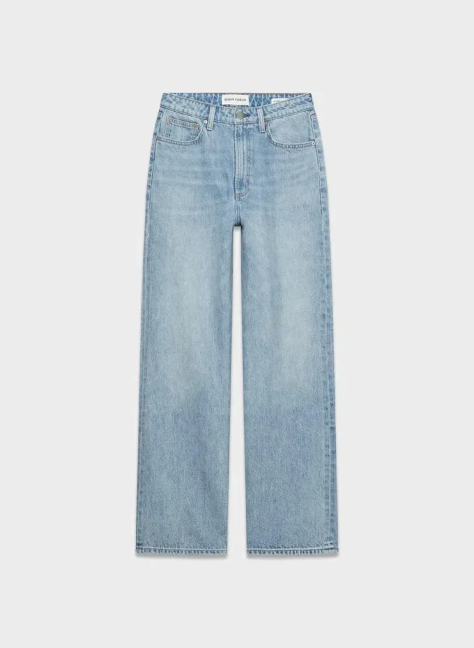 Denim Forum The Farrah Curve-fit Hi-rise Wide Jean Denim Forum The Farrah Curve-fit Hi-rise Wide Jean