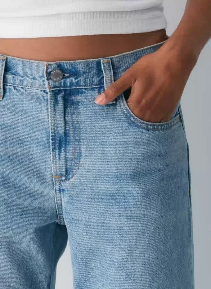 Denim Forum The Farrah Lo-rise Wide Jean Denim Forum The Farrah Lo-rise Wide Jean