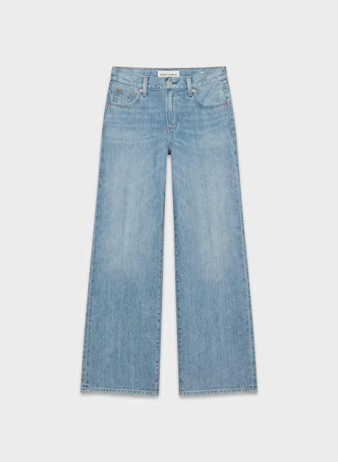 Denim Forum The Farrah Lo-rise Wide Jean Denim Forum The Farrah Lo-rise Wide Jean