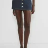 Denim Forum The Gisele Micro Denim Skirt Denim Forum The Gisele Micro Denim Skirt