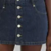 Denim Forum The Gisele Micro Denim Skirt Denim Forum The Gisele Micro Denim Skirt
