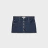 Denim Forum The Gisele Micro Denim Skirt Denim Forum The Gisele Micro Denim Skirt