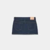 Denim Forum The Gisele Micro Denim Skirt Denim Forum The Gisele Micro Denim Skirt