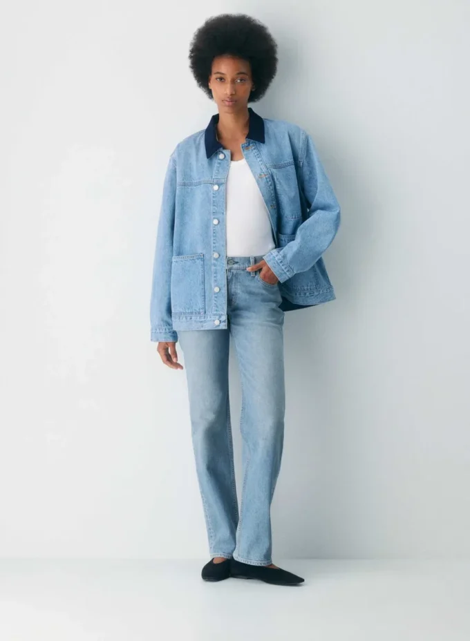 Denim Forum The Nico Super Lo-rise Straight Jean Denim Forum The Nico Super Lo-rise Straight Jean