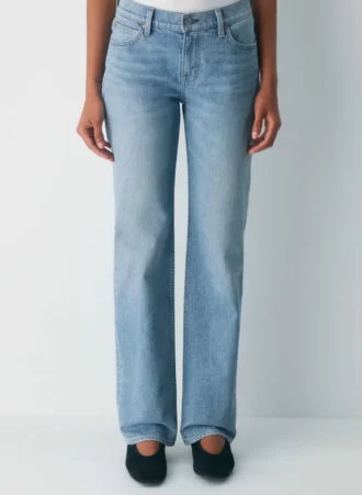 Denim Forum The Nico Super Lo-rise Straight Jean