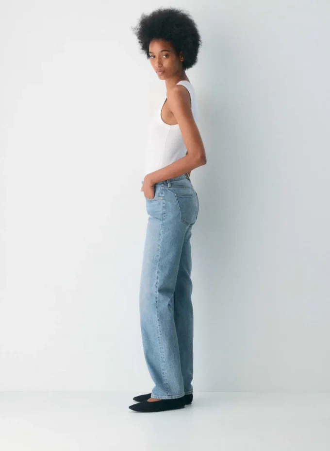 Denim Forum The Nico Super Lo-rise Straight Jean Denim Forum The Nico Super Lo-rise Straight Jean