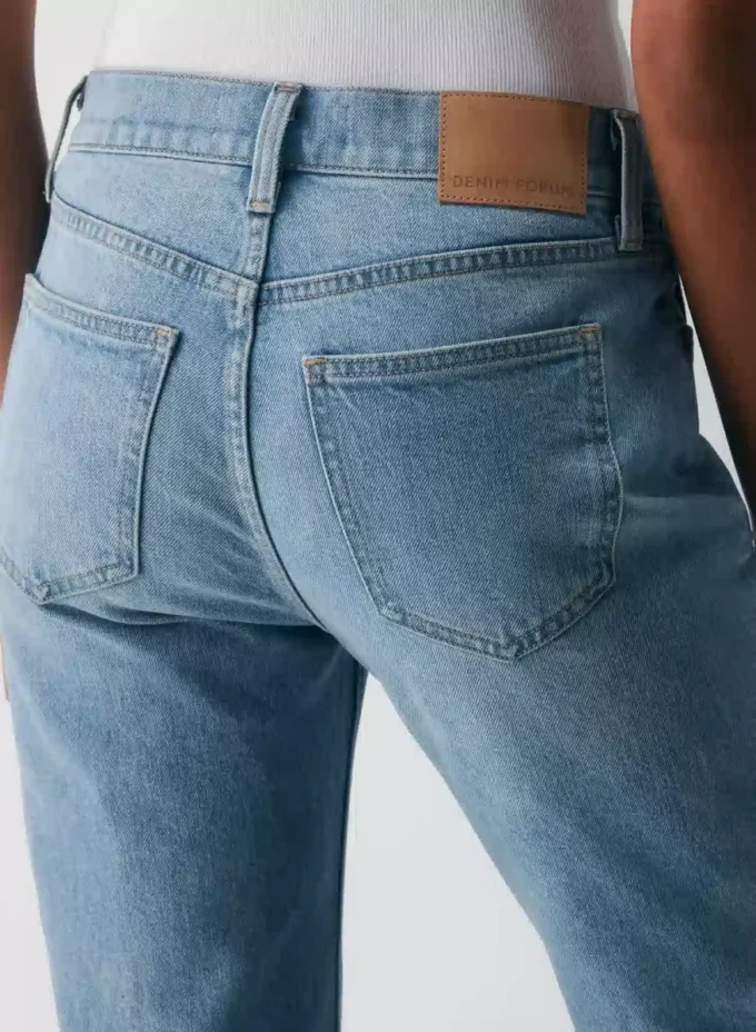 Denim Forum The Nico Super Lo-rise Straight Jean Denim Forum The Nico Super Lo-rise Straight Jean