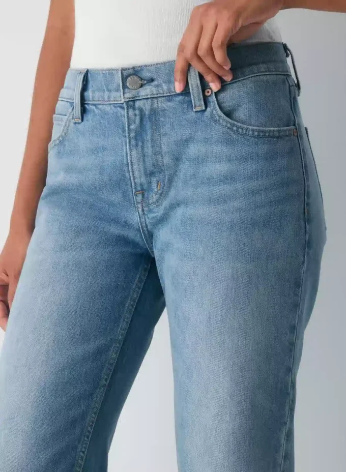 Denim Forum The Nico Super Lo-rise Straight Jean Denim Forum The Nico Super Lo-rise Straight Jean