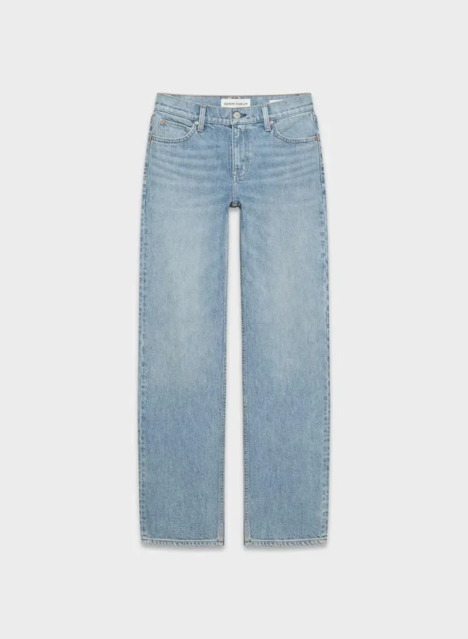 Denim Forum The Nico Super Lo-rise Straight Jean Denim Forum The Nico Super Lo-rise Straight Jean