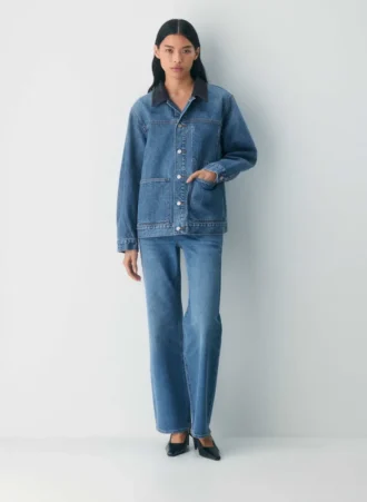 Denim Forum The Workwear Denim Shirt Jacket