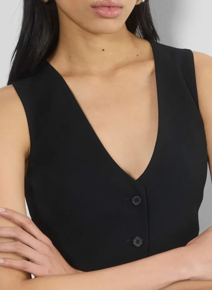 Deniro Vest – Mirror Crepe™ Deniro Vest – Mirror Crepe™