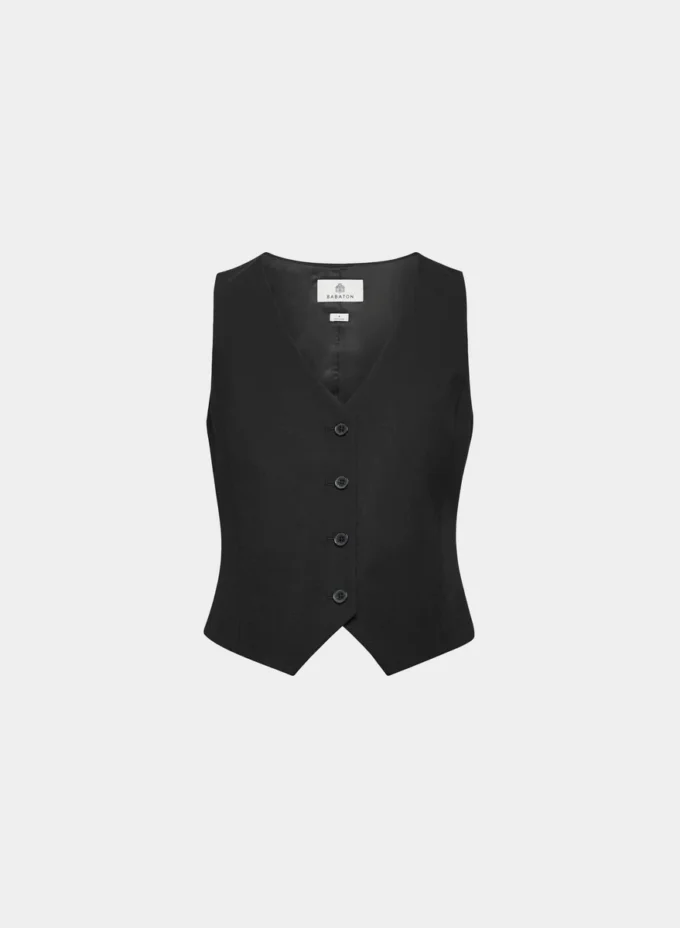 Deniro Vest – Mirror Crepe™ Deniro Vest – Mirror Crepe™