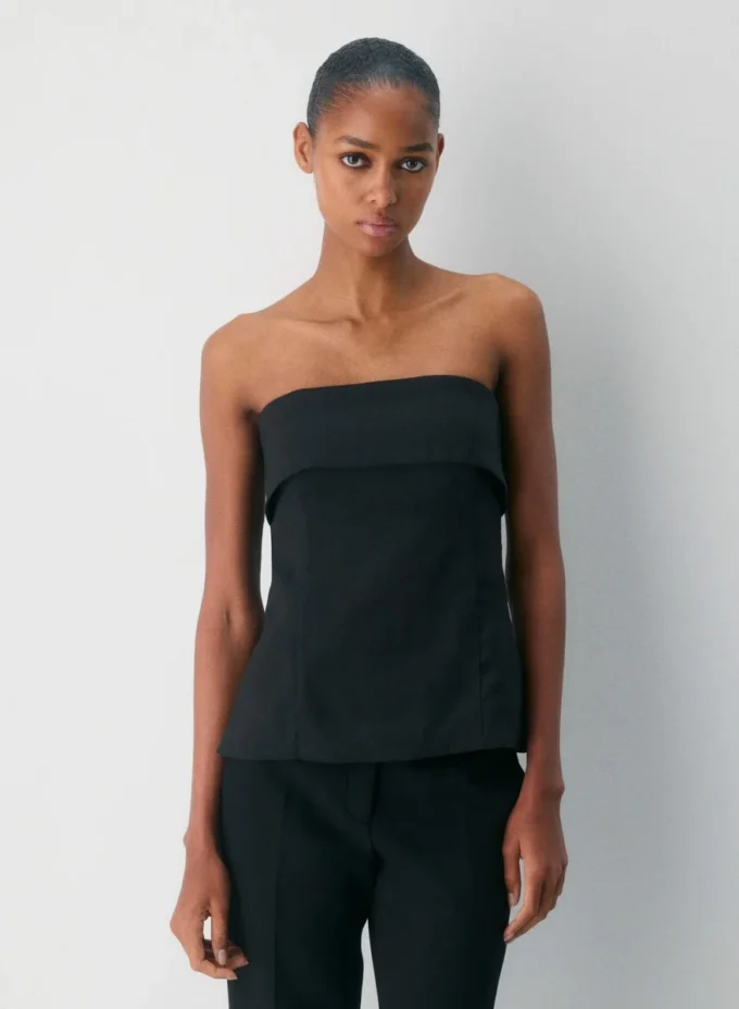 Element Linen Tube Top Element Linen Tube Top