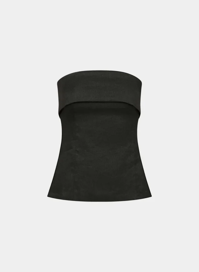 Element Linen Tube Top Element Linen Tube Top