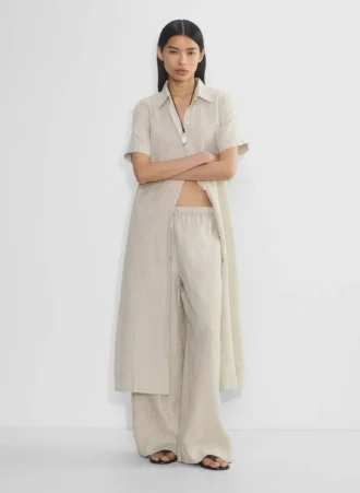 Eleta Linen Maxi Dress