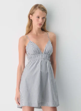 Encourage Poplin Mini Dress