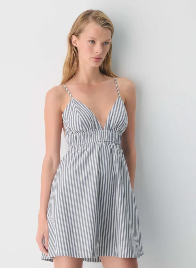 Encourage Poplin Mini Dress