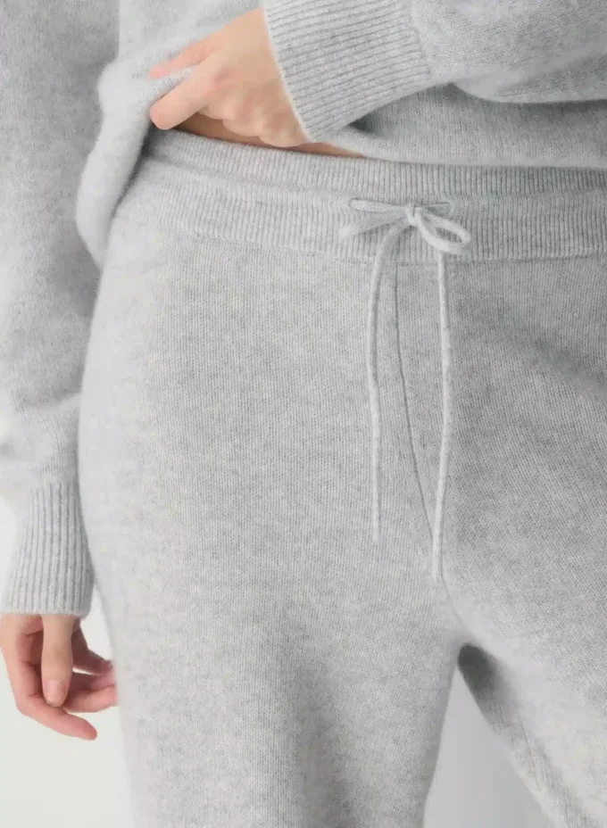 Essential Cashmere Hi-rise Wide Pant