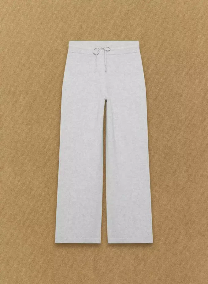 Essential Cashmere Hi-rise Wide Pant