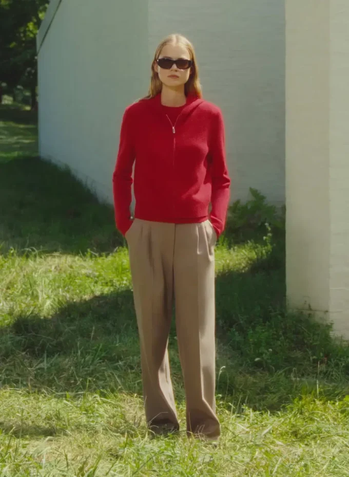 Essential Cashmere Hooded Zip-up Essential Cashmere Hooded Zip-up