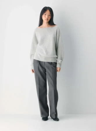 Essential Cashmere Relaxed Boatneck Sweater
