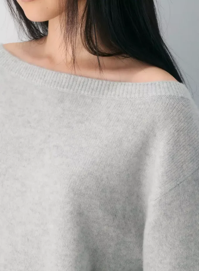 Essential Cashmere Relaxed Boatneck Sweater Essential Cashmere Relaxed Boatneck Sweater