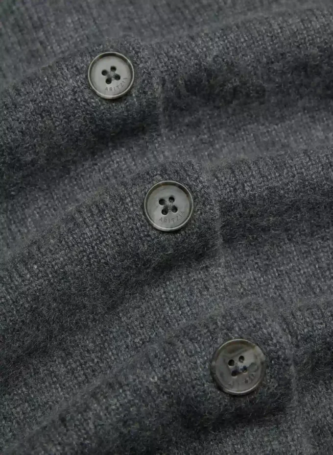 Essential Cashmere Relaxed Crew Cardigan