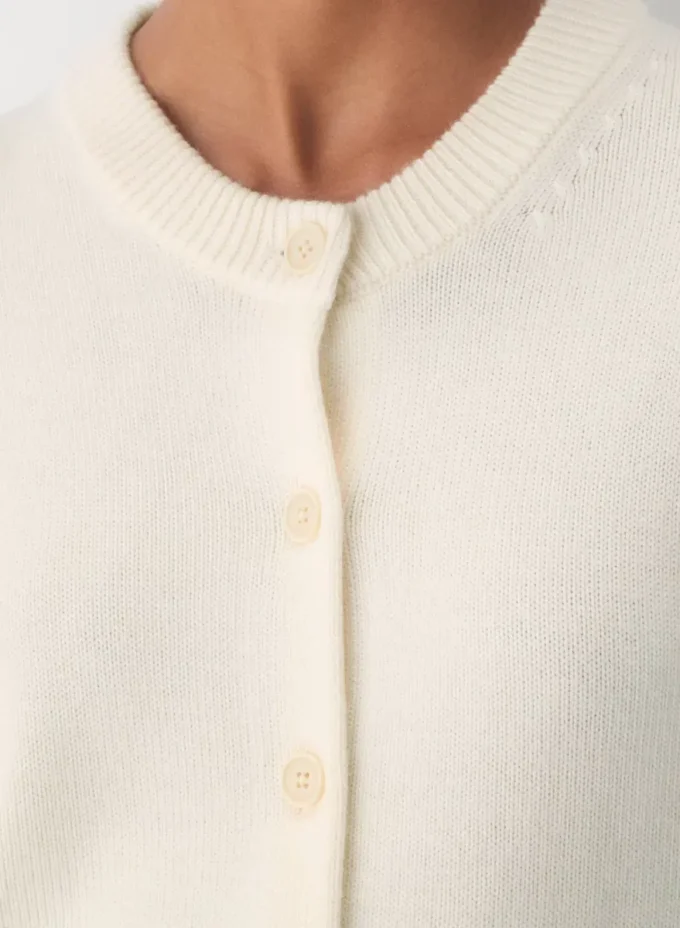 Essential Merino Wool Crew Cardigan