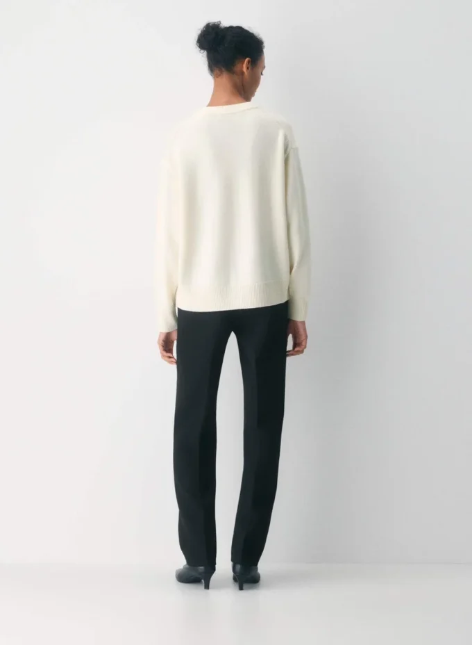 Essential Merino Wool Crew Cardigan