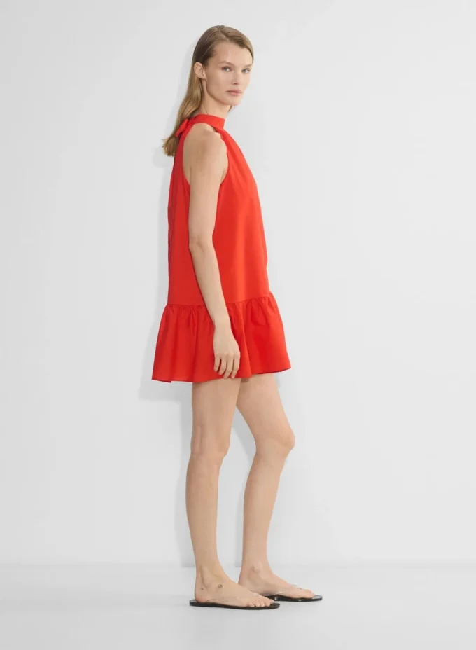Fawn Poplin Dress
