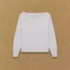 Feather Cashmere Relaxed Boatneck Sweater Feather Cashmere Relaxed Boatneck Sweater