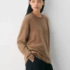 Feather Cashmere Relaxed Crew Sweater