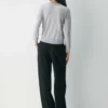 Fine Merino Wool Scoopneck Sweater