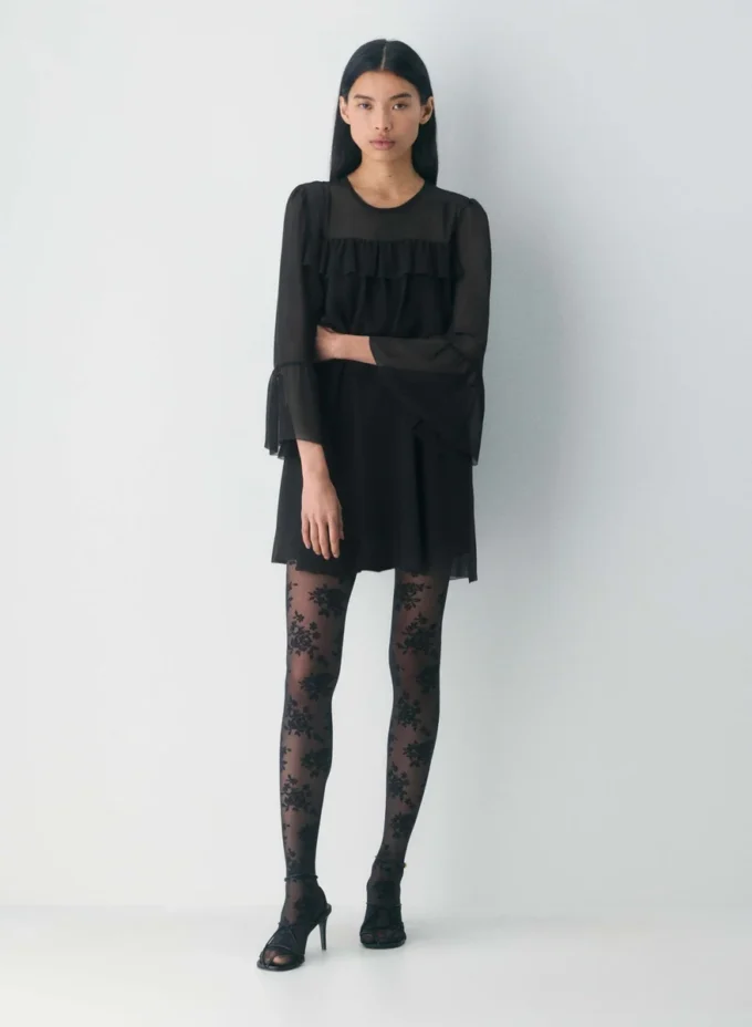 Floret Lace Tights