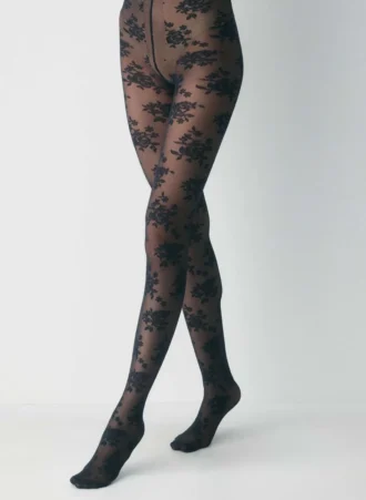 Floret Lace Tights