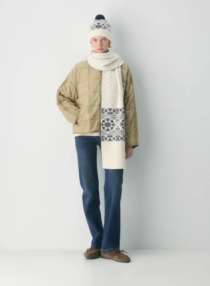 Flurry Wool Cashmere Scarf