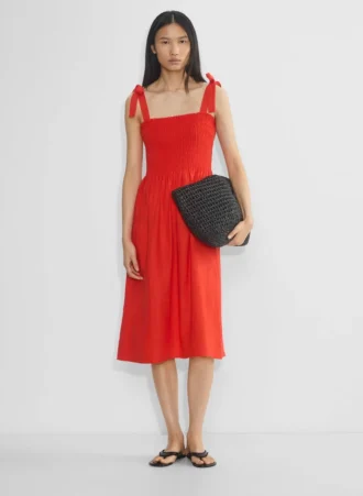 Golden Hour Linen Dress