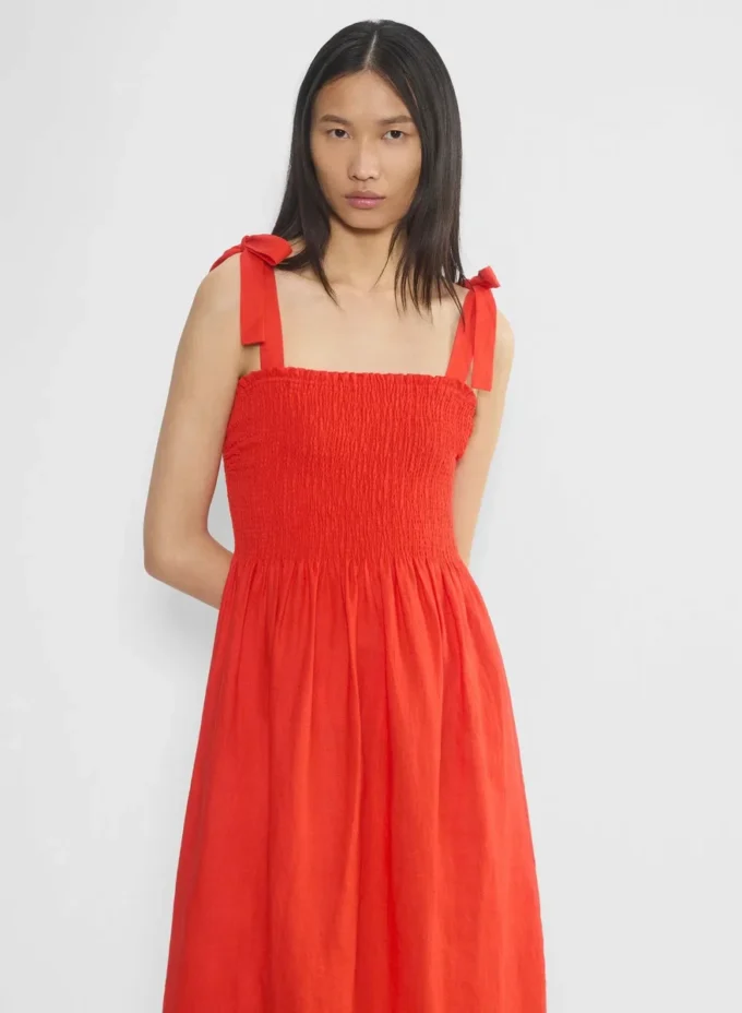 Golden Hour Linen Dress