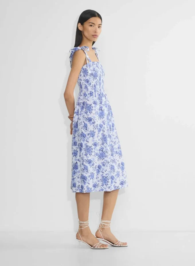 Golden Hour Linen Dress