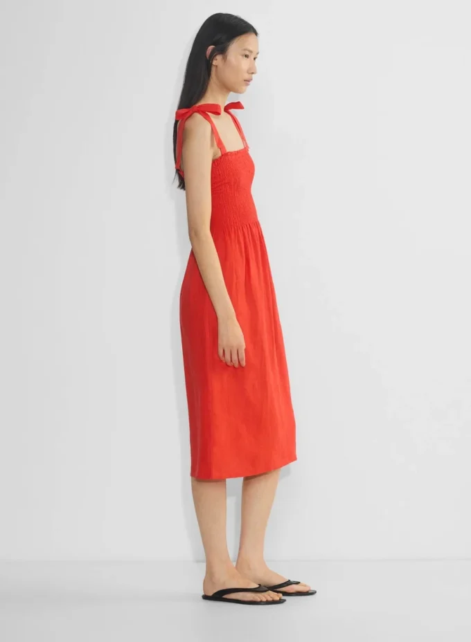 Golden Hour Linen Dress