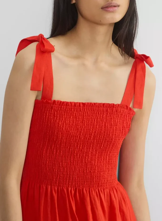 Golden Hour Linen Dress