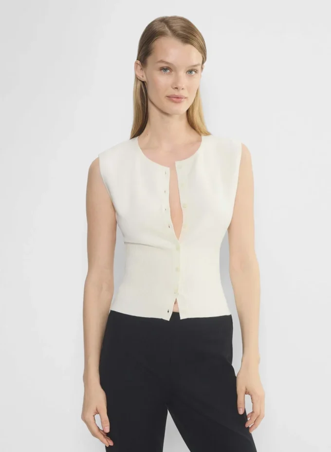 Golightly Sleeveless Cardigan