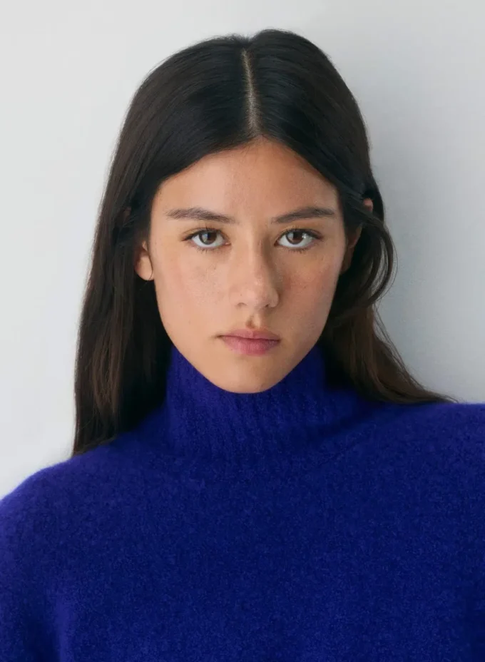 Gotham Merino Wool Turtleneck