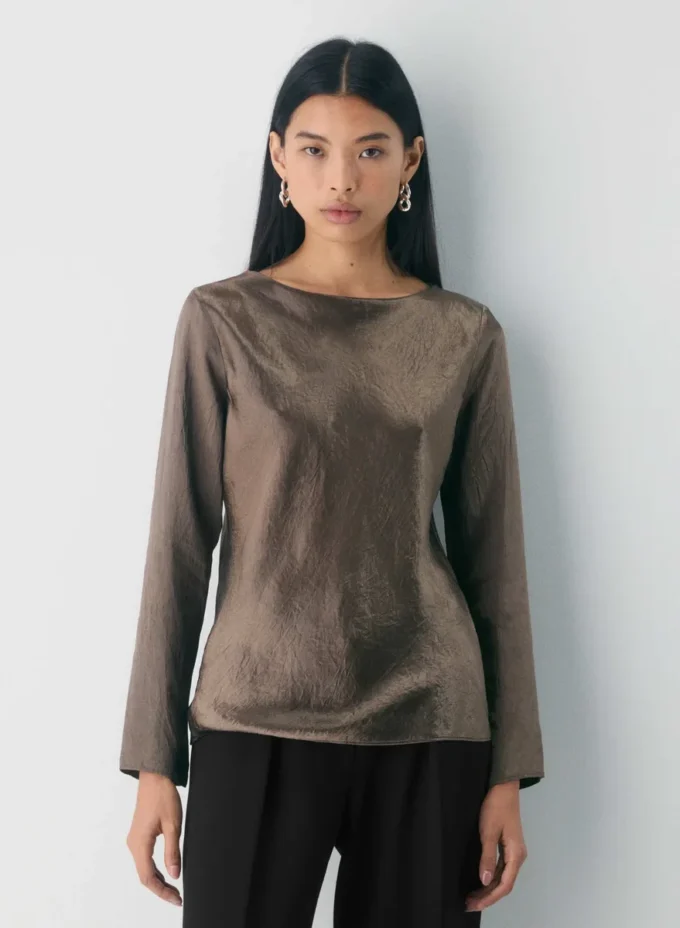 Hastings Satin Blouse