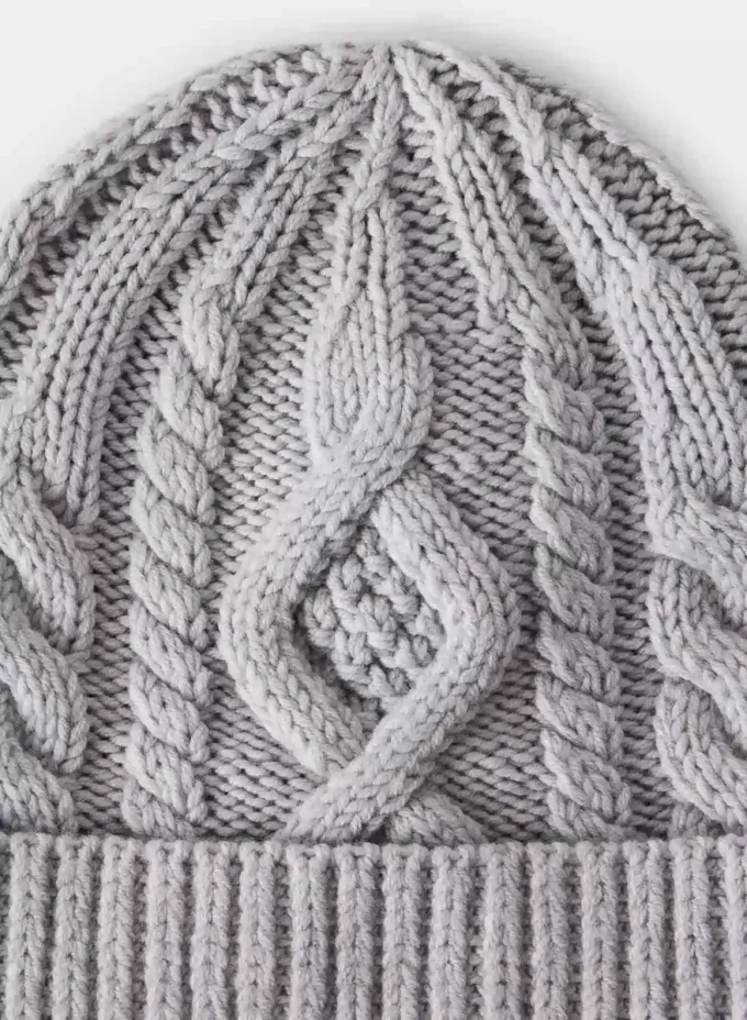 Heritage Knit Merino Wool Beanie