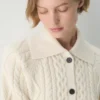 Heritage Knit Merino Wool Collar Cardigan Heritage Knit Merino Wool Collar Cardigan