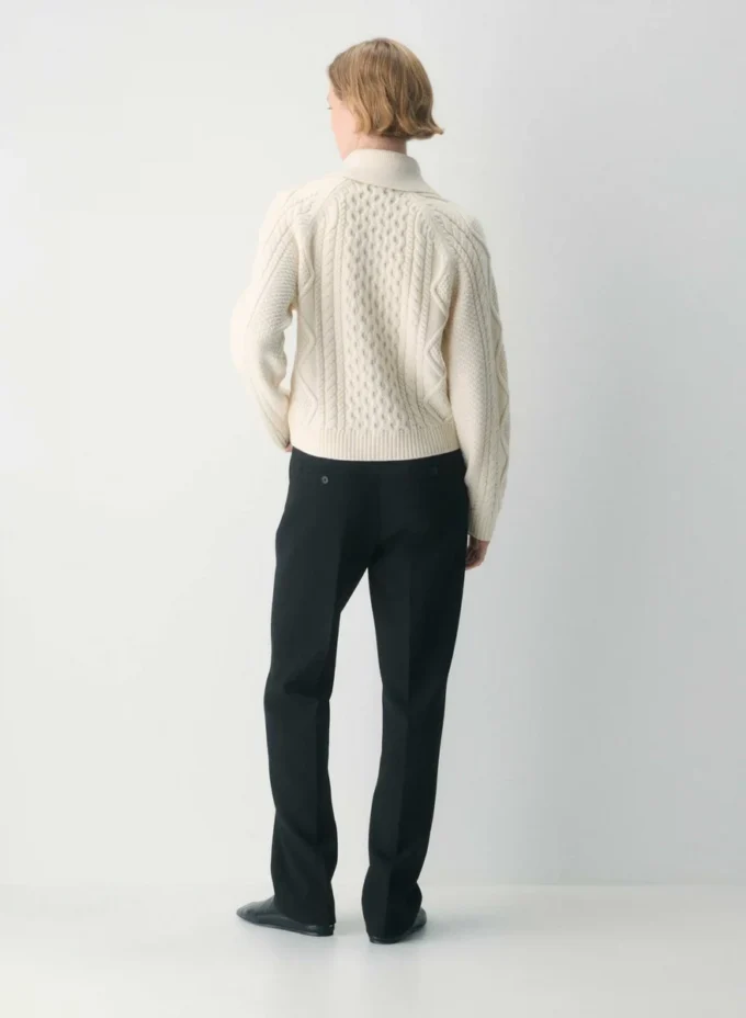 Heritage Knit Merino Wool Collar Cardigan Heritage Knit Merino Wool Collar Cardigan