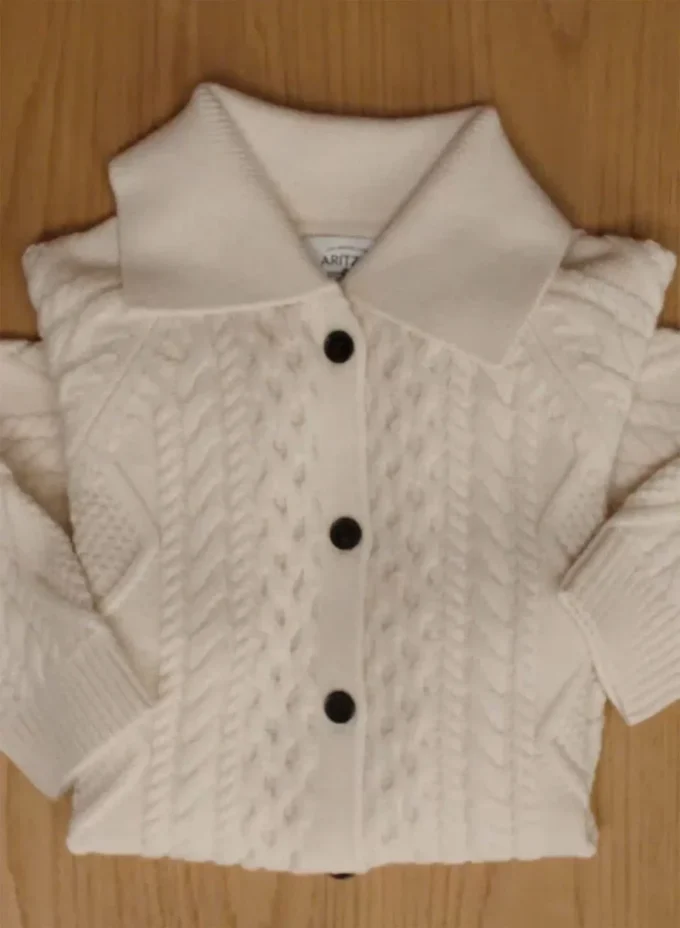 Heritage Knit Merino Wool Collar Cardigan Heritage Knit Merino Wool Collar Cardigan